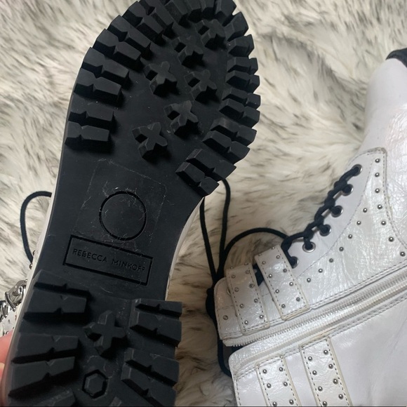 Rebecca Minkoff Jaiden stud combat boots size 8.5 - Picture 16 of 16